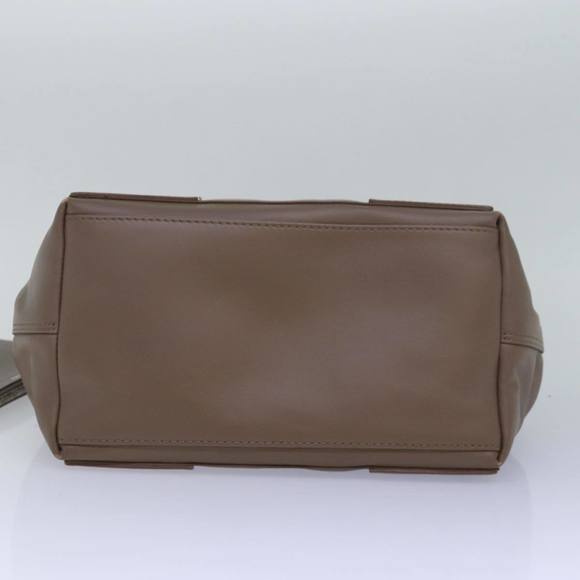 BALENCIAGA Navy Cabas Hand Bag Leather Gray 339933 Auth 80962 - Picture 9 of 16